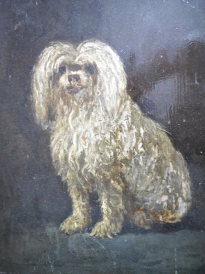 peinture sur bois acajou