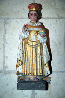 Charras 16- église - statue de l'Enfant Jésus de Prague