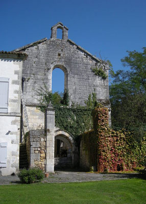 Charras 16 - abbaye de Grosbot - l'église