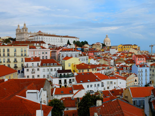 高台から見た町