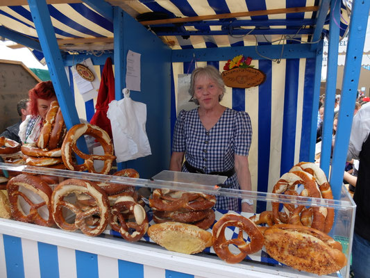 プレッツェルの屋台