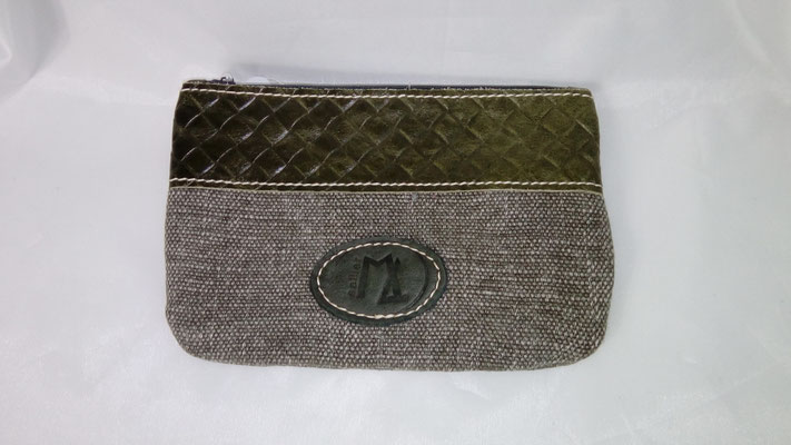 idée cadeau,pochette, trousse,cuir, lin, made in France, artisanal, créateur, haut de gamme