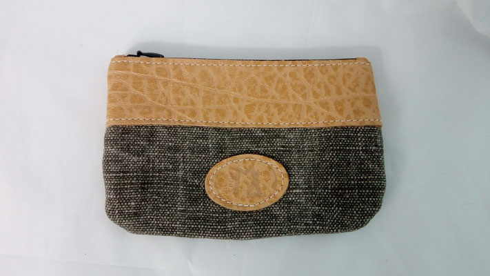 idée cadeau,pochette, trousse,cuir, lin, made in France, artisanal, créateur, haut de gamme
