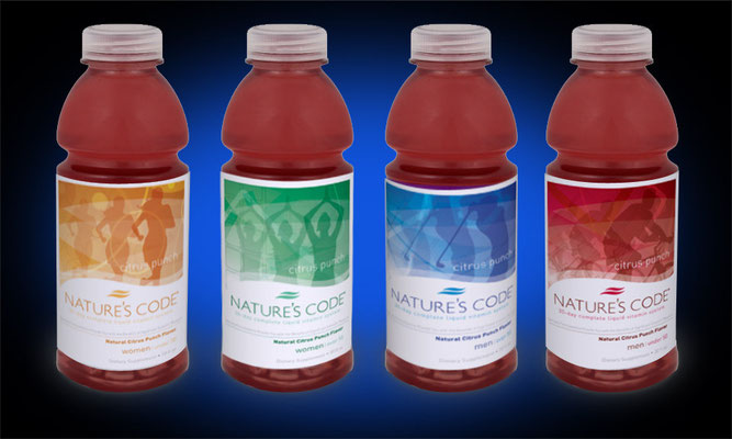 Natures Code Vitamin Drink Label Design - Indigo Labs
