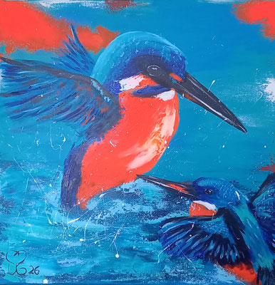 Lass uns fliegen  70x70            650Euro 