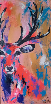 PinkDeer 100x50               750Euro 