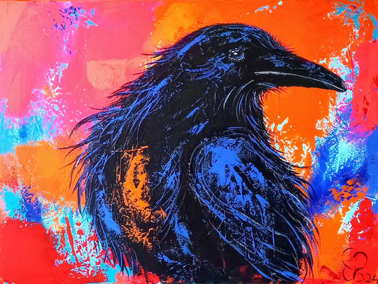 RabenSchön 80x60           850Euro 
