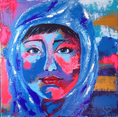 WinterMädchen 100x100           1500Euro 