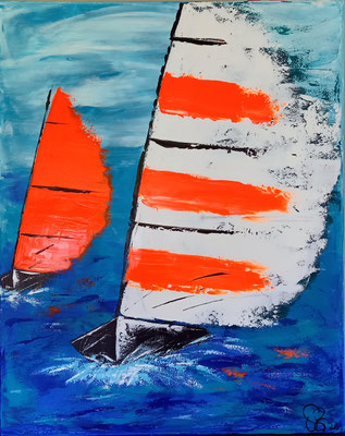 Wind und Wetter   100x80     850Euro 
