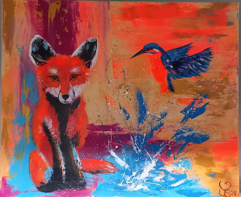 Freunde 120x100            1200Euro 