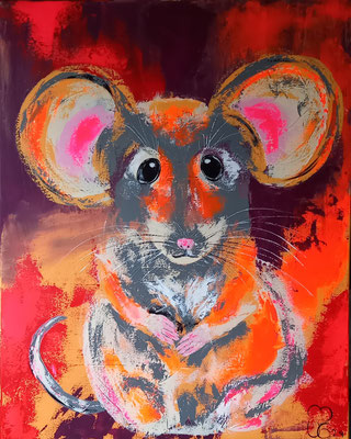 Frollein von Mausweh   100x80  Verkauft 