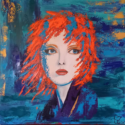 MeerMädchen 100x100    1200Euro 