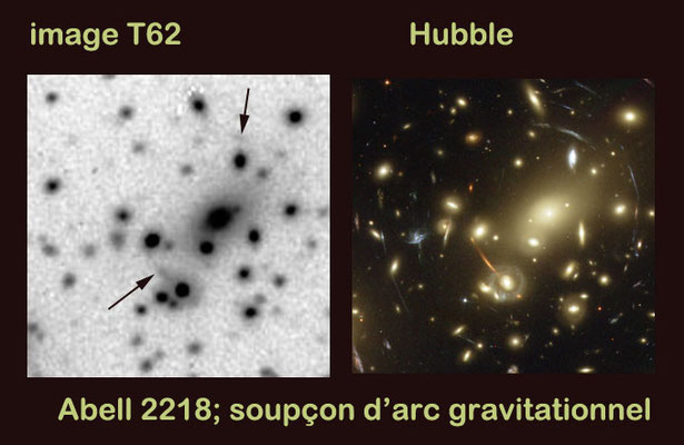 Abell 2218, Pierre