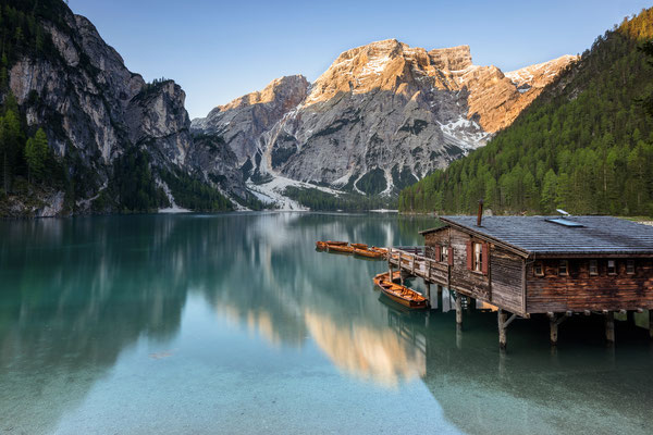Lago di Braies (Pragser Wildsee), Südtirol, Italien