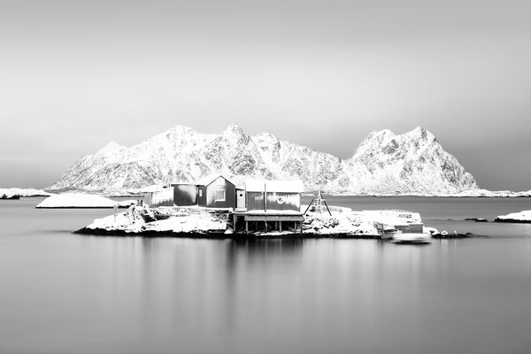 Insel bei Svolvær, Norwegen