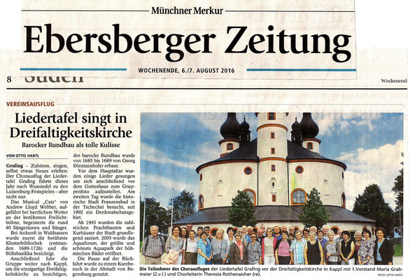 EZ 06.08.2016 – LTG-Chorausflug nach Wunsiedel zu den Luisenburg-Festspielen