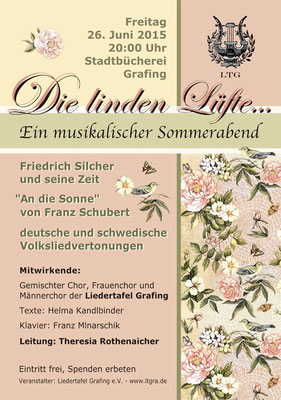 "Die Linden Lüfte" LTG-Sommerkonzert 2015