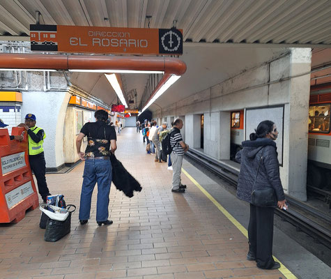 Mit der Metro....
