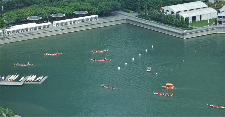...das Ziel nach 250 Meter.