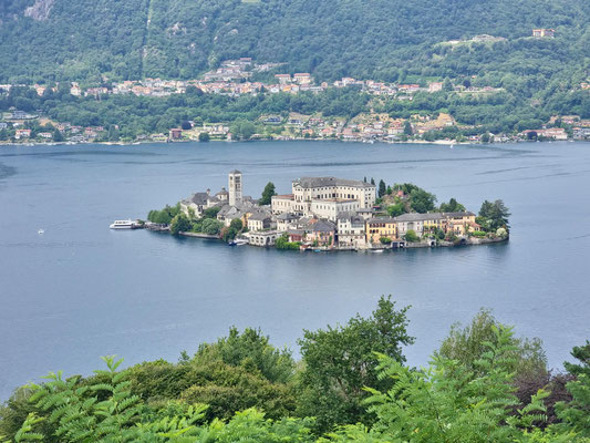 Blick auf die Insel San Giulio.