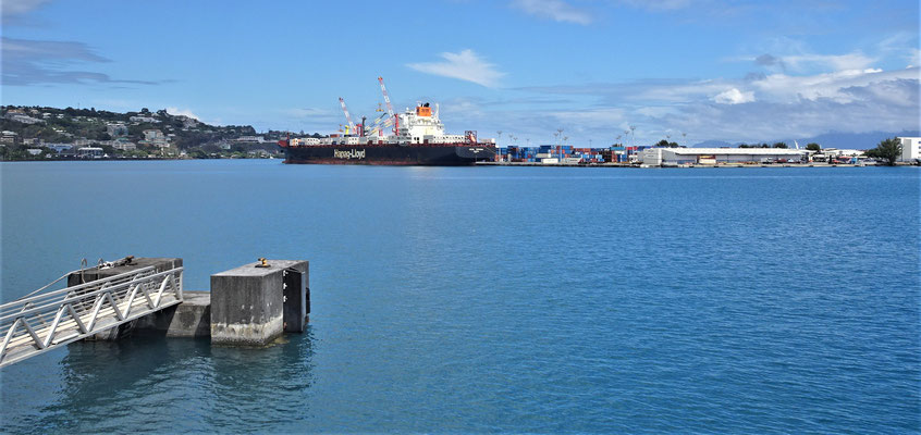 Der Hafen von Papeete.