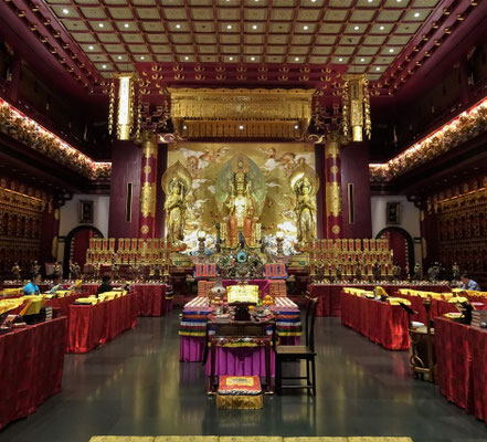 ....wo ein Zahn des Buddha...