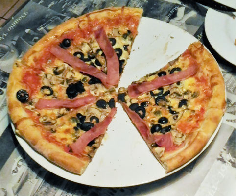 ....die wunderbare Pizza....