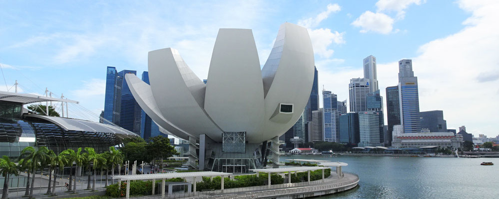 Das Art Science Museum....