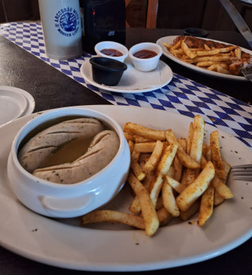 Weisswurst mit Bratkartoffeln