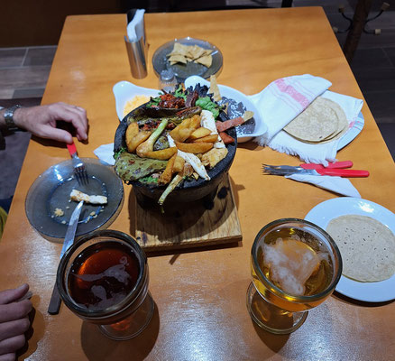 Tortilla mit Häppchen