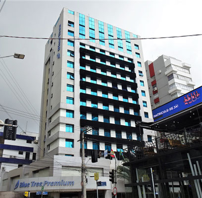 Das Blue Tree Hotel in Florianopolis.