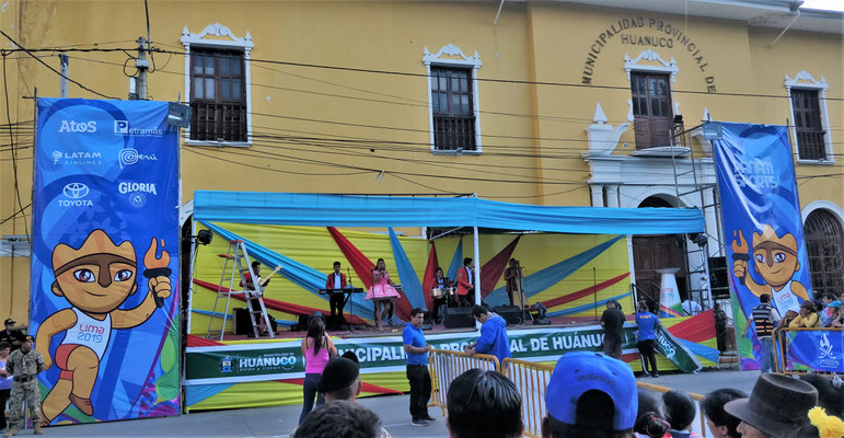 Vorbereitungen in Huanuco.....