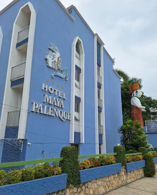 Unser Hotel in Palenque