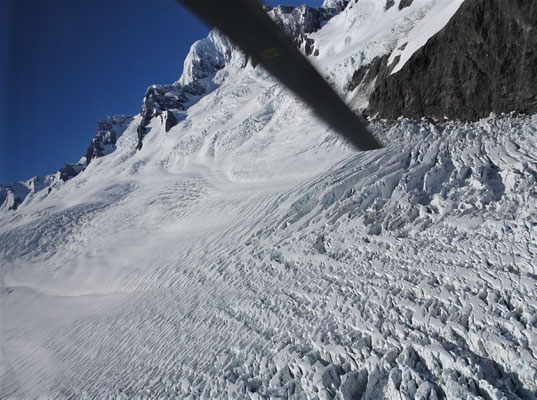 ....über den Fox Gletscher.