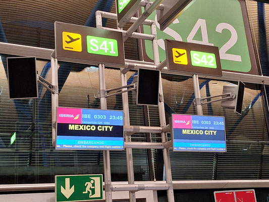 Unser Gate in Madrid