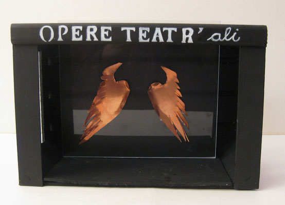 Opere Teatr'ali - tecnica mista cm. 21 x 30 x 15,5 - Coll. Brambati (Milano)