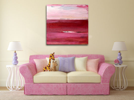 abstrakte bild rosa