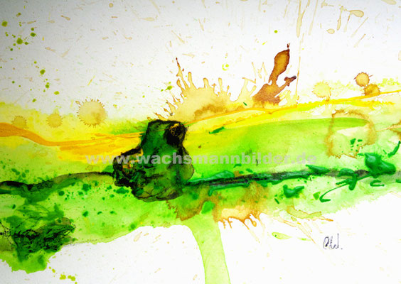 30 x 40 cm incl. Passepartout.