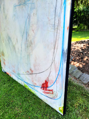 detail weisses Bild Kunst