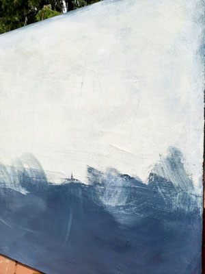 detail blau weiss
