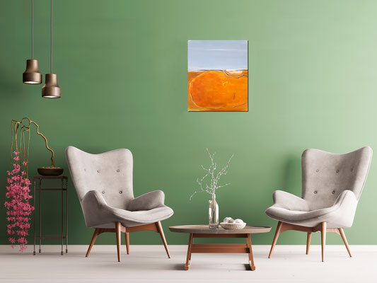 bild an grüner Wand