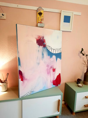 bild rosa blau