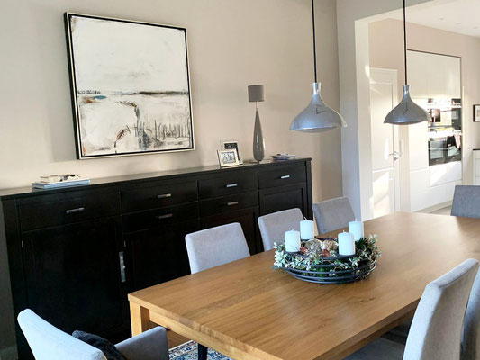 weiße Bilder für Sideboard