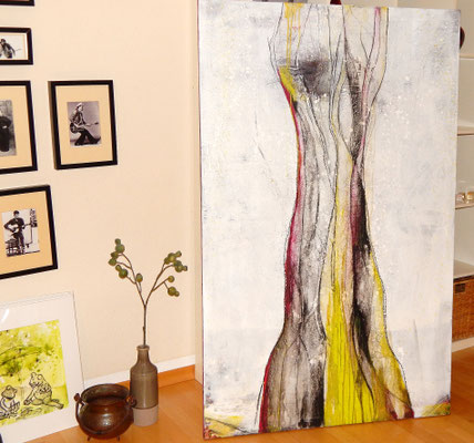 Bild "Vernetzungen" 160 x 100 cm