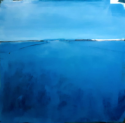 blaue landschaft
