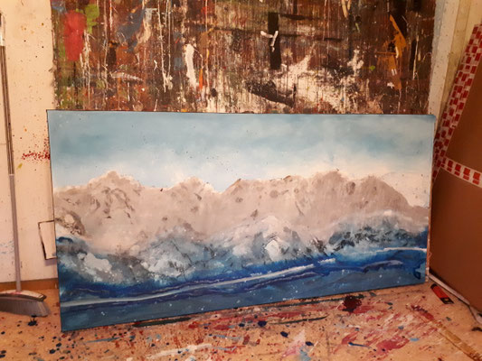Zwischenschritt Bild Wilder Kaiser