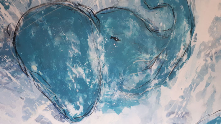 Elefant gemalt