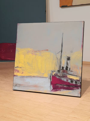 schiff gemalt