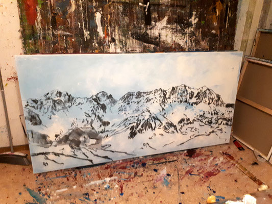 gemalt Wilder Kaiser