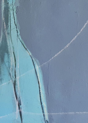 120 x 120 cm blaues Bild